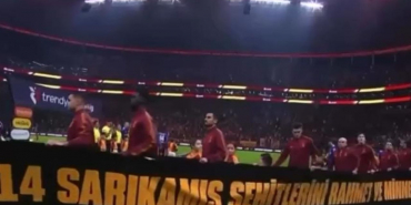 Sahada Vefa Rüzgarı: Galatasaray’dan Sarıkamış Şehitlerine Anlamlı Selam!